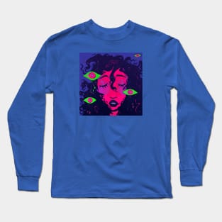 Dreaming with eyes closed Long Sleeve T-Shirt